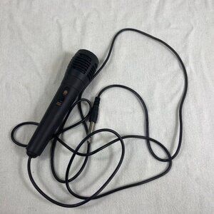 Wired Handheld Microphone 1/4” Jack On/Off Switch Black Tested